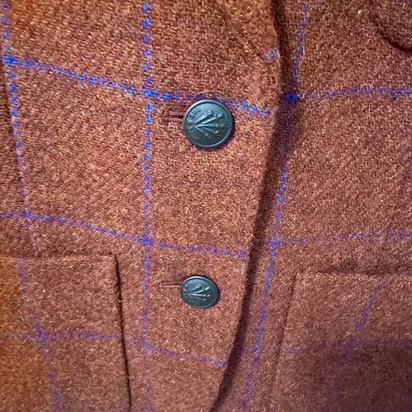 Nancy Windowpane Plaid Wool Blazer In Rust Color by rag & bone  (size 0) - Picture 8 of 13